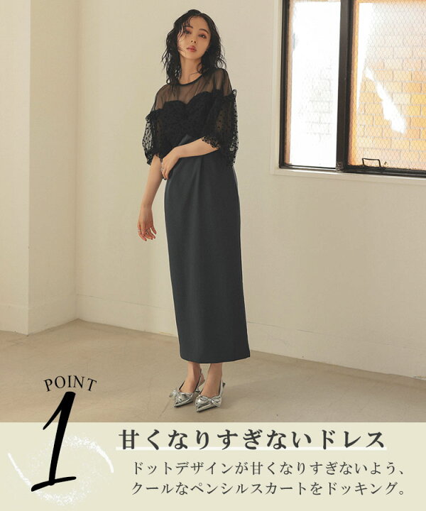 楽天市場】レディース ワンピース ドレス flocky dot one piece 