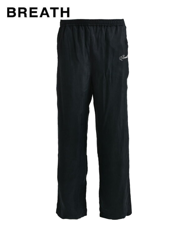 楽天市場】BREATH ブレス メンズ パンツ SCRIPT LOGO SATIN PANTS