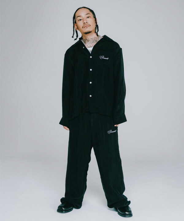 楽天市場】BREATH ブレス メンズ シャツ SCRIPT LOGO SATIN SHIRT 