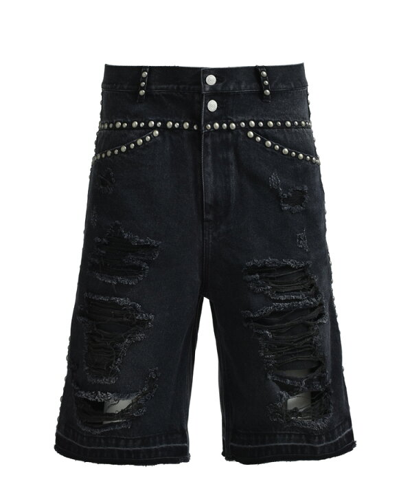 楽天市場】BREATH ブレス メンズ ショーツ SUICIDE STUDS DENIM SHORTS 
