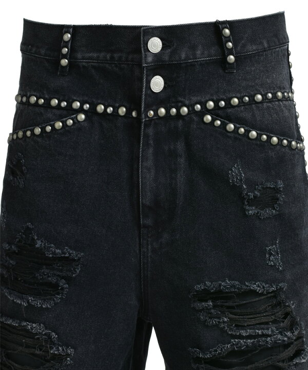 楽天市場】BREATH ブレス メンズ ショーツ SUICIDE STUDS DENIM SHORTS  