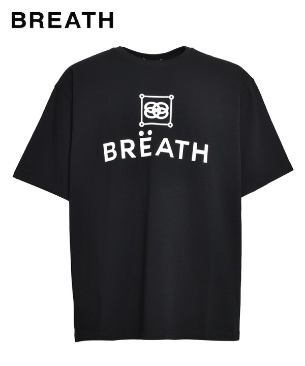 楽天市場】BREATH ブレス メンズ Tシャツ CREST LOGO TEE ブラック 
