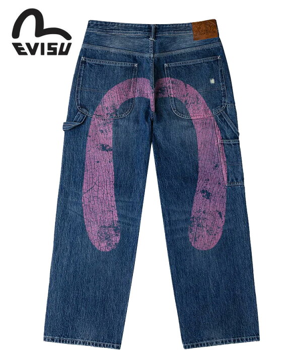 EVISU エヴィス エビス メンズ デニム VINTAGE WASHED DENIM インディゴ 2EAEJM5JE6109RXDN ボトムス ジーンズ 大黒 ロゴ メンズファッション アメカジ ストリート DONOBAN ドノバン