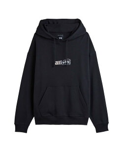 Y-3 ���C�X���[ �����Y �p�[�J�[ BRUSHED TERRY GFX HOODIE �u���b�N KR2208 �g�b�v�X �t�[�f�B�[ �v���I�[�o�[ ���� adidas yohji yamamoto ���E�W���}���g ���S ���f�B�[�X ���j�Z�b�N�X