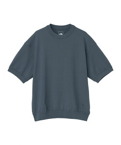 THE NORTH FACE �U�E�m�[�X�t�F�C�X �g�b�v�X T�V���c ���j�Z�b�N�X S/S Ripple Knit Crew NT12644 �V���[�g�X���[�u���b�v���j�b�g�N���[ ���� ���� �R�b�g�� ���S �h�J �����Y ���f�B�[�X �u���b�N ���S