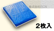 ブルーシート 10メートル角 10m×10m 2枚入 厚手シート 送料無料 養生シート