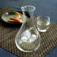 徳利 冷酒器 400ml ガラスカラフェ 氷ポケット付き 酒器 耐熱 冷酒徳利 日本酒 ワイン用