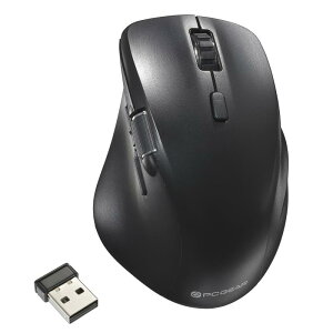 �I�[���d�@PCGEAR �}�E�X ���C�����X Bluetooth �f�o�C�X3��Ή� �É� ���C�����X�}�E�X �u���b�N M�T�C�Y �T�C�h�X�N���[���{�^���t�� PC-SMBWM10 K 01-3600 OHM