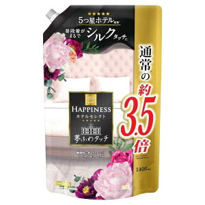 レノアハピネス 夢ふわタッチ 柔軟剤 ヴェルベットブロッサムフローラル 詰め替え 1,400mL