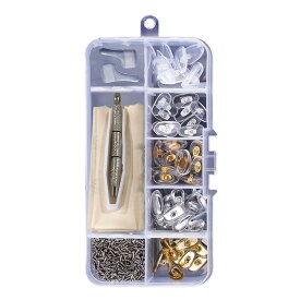 [LOYELEY] メガネ鼻パッド 眼鏡修理 25ペア 5種類 眼鏡 鼻あて 交換セット メガネ ノーズパッド 修理キット ドライバー メガネネジ クロス エアクッション 金属 シリコン パッド跡軽減 柔らかい