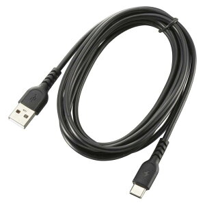 �I�[��(OHM) AudioComm USB C �P�[�u�� USB-C  USB-A 2m iphone �[�d�P�[�u�� �u���b�N�b�I�[���d�@ SMT-L20DAC-K 01-7327
