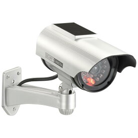 オーム(OHM)オーム電機monban 防犯ダミーカメラ バレット型 屋外 防雨タイプ ソーラー 乾電池 常時点滅 24時間点灯タイプ 空き巣対策 セキュリティ対策 OSE-PDCW4 07-8698