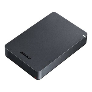 BUFFALO USB3.1(Gen.1)�Ή� �ϏՌ��|�[�^�u��HDD 4TB �u���b�N HD-PGF4.0U3-GBKA