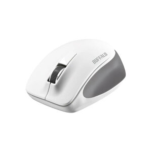 �o�b�t�@���[ BUFFALO ���� BlueLED 3�{�^�� �v���~�A���t�B�b�g�}�E�X �z���C�g BSMBW305MWH