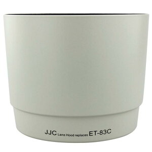 JJC レンズフード 白 Canon ET-83C 互換 EF 100-400mm F4.5-5.6L IS USM レンズ 用 可逆式