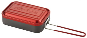 スケーター (skater) カラーメスティン シーズニング不要 飯盒 飯ごう アウトドア 1000ml レッド メスティン AFTM10N-A