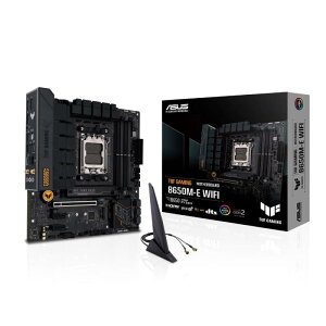 ASUS TUF GAMING B650M-E WIFI AMD Ryzen 7000 シリーズ AM5 対応 B650M-E 搭載 microATX マザーボード/品