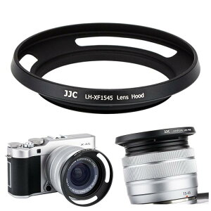 JJC ���^�� �����Y�t�[�h �˂����ގ� �x�m�t�B���� Fujifilm Fujinon XC 15-45mm F3.5-5.6 OIS PZ �����Y �p X-T4 X-T200 X-A7 X-Pro3 X-Pro2 X-T3 X-T2 X-T1 X-T
