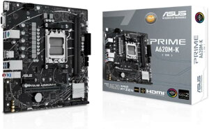 ASUS/PRIME A620M-K-CSM/AMD/Ryzen 7000 �V���[�Y / AM5 �Ή� / A620 �`�b�v�Z�b�g ����/mATX �}�U�[�{�[�h/�i