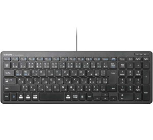 �G���R�� �L�[�{�[�h �L�� �p���^�O���t �R���p�N�g�L�[�{�[�h �u���b�N TK-FCP097BK