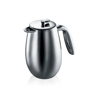 BODUM �{�_�� �R�[�q�[���[�J�[ �R�[�q�[�v���X BODUM COLUMBIA �{�_���R�����r�A �t�����`�v���X �R�[�q�[���[�J�[ �_�u���E�H�[�� 1000ml �V���o�[ �X�e�����X�t�B���^�[ �X�e�����X ��d�\�� ��