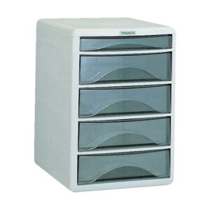 トラスコ中山(TRUSCO) プラスチックレターケース A4浅型1段、深型4段 PA4SW5