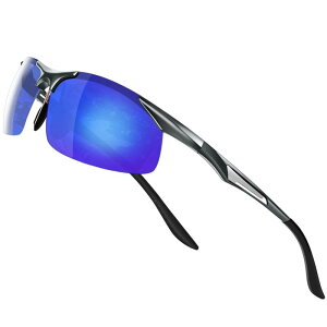 [Glazata] �Ό��X�|�[�c�T���O���X �Ό��O���X UV400 ���O���J�b�g �h���C�u/�싅/���]�ԃo�C�N�^�����j���O�^�S���t�^�^�] �u�u���[�v