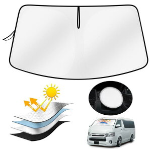 AUTO SPEC �g���^ �n�C�G�[�X 200�n ���C�h�{�f�B �t�����g�T���V�F�[�h ���C�h �T���V�F�[�h HAICE H200 2004�N6��~���s �Ռ��t�����g�V�F�C �Ԏ��p�݌v UV�J�b�g �����x���n ���Ă��h�~ �򉻖h�~