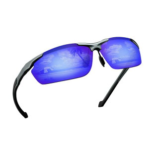 [Glazata] �Ό��X�|�[�c�T���O���X �Ό��O���X ���錓�p�E���y�ʃ��^�� UV400 ���O���J�b�g �h���C�u/�싅/���]��/��ނ�^�����j���O�^�S���t�^�^�] �u�u���[�v