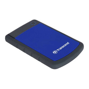 トランセンドジャパン Transcend ポータブルHDD 2TB 【PS5/PS4 メーカー動作確認済】 耐衝撃 USB3.1 Gen1 TS2TSJ25H3B(ブルー)