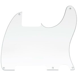Musiclily 5穴 Esquire エスクワイヤー型ピックガード Fender American/Mexican Vintage 50s Esquire Teleエレキギター用、3Pホワイト