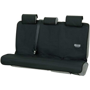 ボンフォーム(BONFORM) シートカバー ファインテックス 軽/普通車 後席単品 防水 取付簡単 丸洗いOK リヤ(シートベルト対応) ブラック 4361-28BK