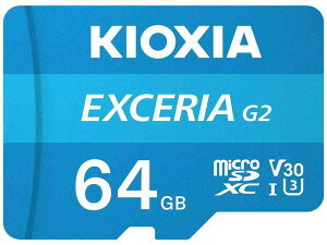 KIOXIA(�L�I�N�V�A) �����Ń����� microSD 64GB UHS-I U3 V30 Class10 �ő�Ǐo���x100MB/s �ő发�����x50MB/s 4K�Ή� Nintendo Switch����m�F�� KLMEB064G