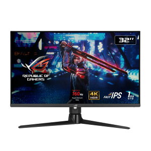 ASUS 4K Q[~Oj^[ ROG Swift XG32UQ 32C`/4K/160Hz/HDMI 2.1 DP/IPS/1ms/DisplayHDR 600/ʎqhbgZp/σI[o[hCu/PS5/