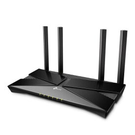 TP-Link WiFi ルーター WiFi6 PS5 対応 無線LAN 11ax AX1800 1201Mbps (5 GHz) + 574 Mbps (2.4GHz) 1.5Ghz クアッド・コアCPU搭載 OneMesh対応 3年 Archer A