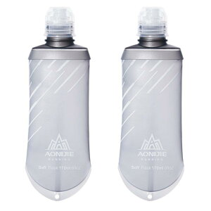 TRIWONDER TPU ܂肽  {g EH[^[{g X|[c{g jO }\ TCNO oR nCh[V \tg{g Soft Water Bottle (O[ 170ml - 2)