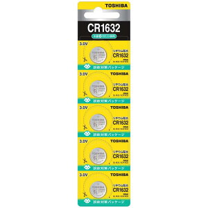 (TOSHIBA)RC``Edr CR1632 5 (i DL1632 ECR1632)΍pbP[WCR1632 5P(Z)