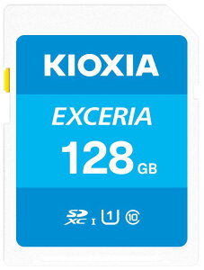 KIOXIA(LINVA)y{zSDJ[h 128GB SDXC UHS-I Class10 Ǐox100MB/s KLNEA128G