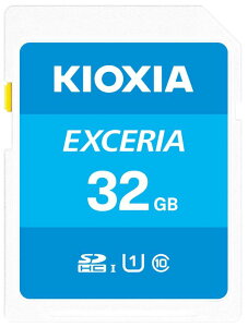 KIOXIA(LINVA)y{zSDJ[h 32GB SDHC UHS-I Class10 Ǐox100MB/s KLNEA032G