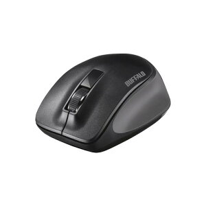 �o�b�t�@���[ BUFFALO ���� BlueLED 3�{�^�� �v���~�A���t�B�b�g�}�E�X �u���b�N BSMBW305MBK