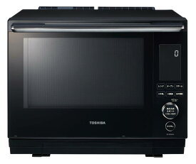 東芝 (TOSHIBA) オーブンレンジ 電子レンジ フラットテーブル microwave 簡単操作 石窯ドーム 30L ER-YD3000(K)
