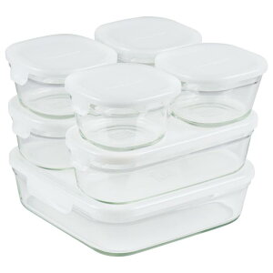 iwaki(CL) ϔM KX ۑe p^ pbNW 7_Zbg zCg 200ml × 4 / 500ml × 2 / 1200ml × 1 PS-PRN-7W