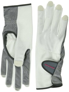 ダンロップ(DUNLOP) テニス グローブ 両手セット ホワイト L TGG0118W