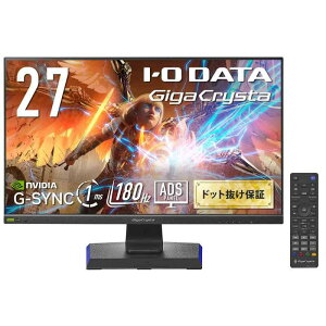 IODATA Q[~Oj^[ 27C` GigaCrysta 180Hz ADSpl ubN P_Ή Rt (HDMI×2/DisplayPort/VESAΉ//c]//{[J[/P_) EX-GD271JD