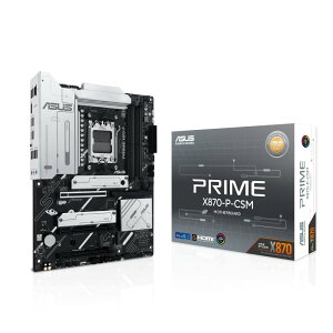 ASUS PRIME X870-P-CSM AMD Ryzen 9000 �V���[�Y AM5 �Ή� X870 �`�b�v�Z�b�g���� ATX �}�U�[�{�[�h/�i