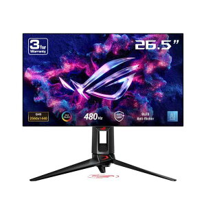 ASUS L@EL Q[~Oj^[ ROG Swift OLED PG27AQDP (26.5C`/2560x1440/FL@ELpl/480Hz/0.03ms(GTG)/99% DCI-P3/HDMI/)