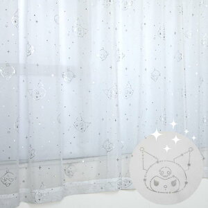 Sanrio(�T�����I) �T�����I �N���~ �L���L�� �O���猩���ɂ��� UV�J�b�g ���[�X�J�[�e�� 2���g ��100×133cm�� SS-12-208-22