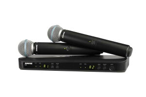 SHURE �V���A ���C�����X�}�C�N�V�X�e�� BLX288/B58 : BLX2/BETA58A�n���h�w���h�^�_�C�i�~�b�N�}�C�N 2�{ BLX88��M�@ �f���A���`�����l�� �v���d�l �� �̎� �{�[�J�� �p�t�H�[�}���X ���C�u �C�x��