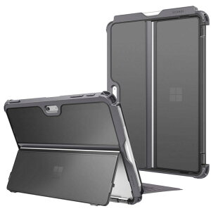 Fintie for Microsoft Surface Go 4 / 3 / 2 / 1 2023/2021/2020/2018 10�C���` �P�[�X �^�C�v�J�o�[ �\�t�gTPU �y���z���_�[�t�� �S�ʕی�^ �X�^���h�ی�@�\ �L�b�N�X�^���h�P�[�X �y��
