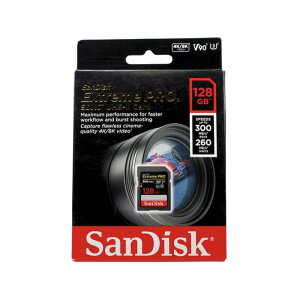 SanDisk 128GB Extreme PRO SDXCJ[h SD J[h V90[J[h 8K 4K tHDrfI ő300MB/b Ռ x h Xh~ UHS-II NX10 U3